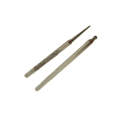 Diamond Burrs packet of 2-with 3mm shaft