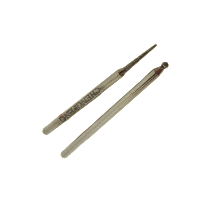Diamond Burrs packet of 2-with 3mm shaft