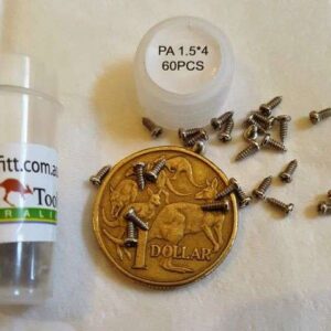 Screws 1.5 x 4 mm Phillips Pan Head