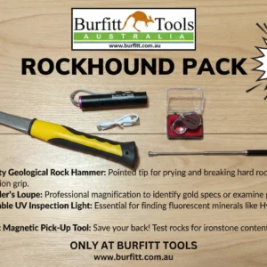 Burfitt Rockhound Prospector Pack for Gold Panning