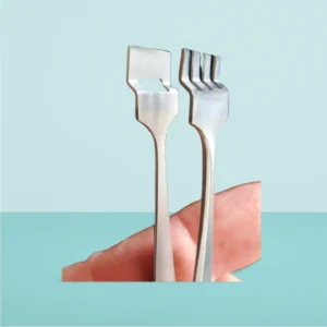 Burfitt 5-Teeth Stainless Steel Decal Tweezers for Model Building