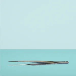 Burfitt 16cm Stainless Steel Tweezers for Lab Use
