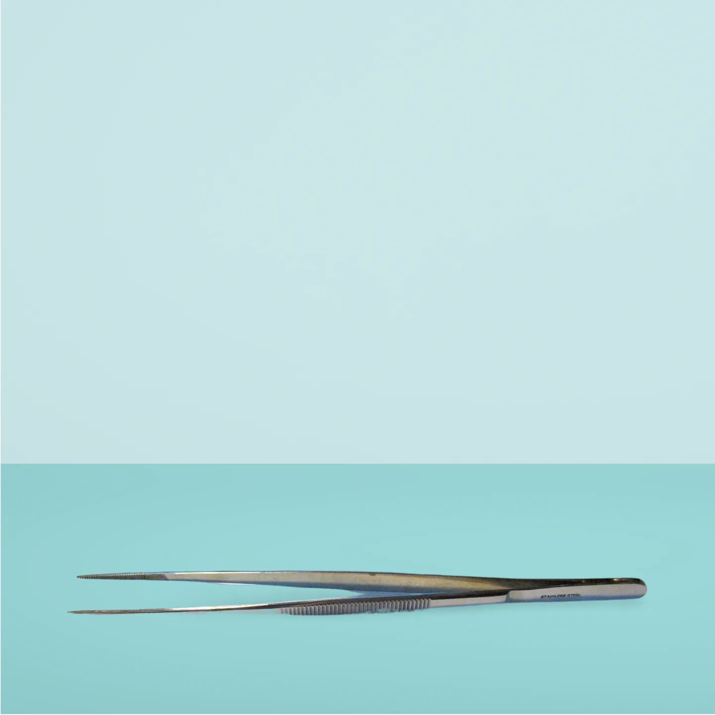 8683_tweezer_20cm_laying_flat Burfitt 16cm Stainless Steel Tweezers for Lab Use