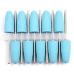 Burfitt Medium Silicone Rubber Polishing Bullet Burs 10 Pack