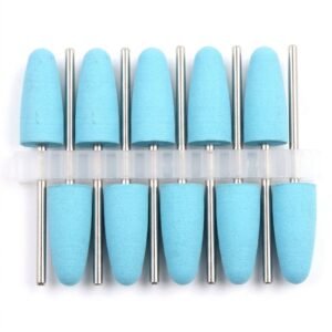 Burfitt Medium Silicone Rubber Polishing Bullet Burs 10 Pack