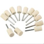 Burfitt Mounted Wool Felt Cylinder Polishing Burs 10 Pack