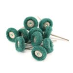 green nylon buffing wheels