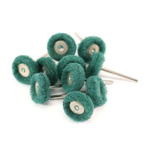 green nylon buffing wheels