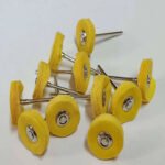 Burfitt 25mm Yellow Cotton Buffing Wheels 10 Pack