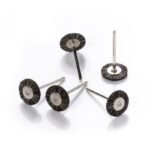 Burfitt 25mm Natural Stiff Bristle Cleaning Wheels 10 Pack